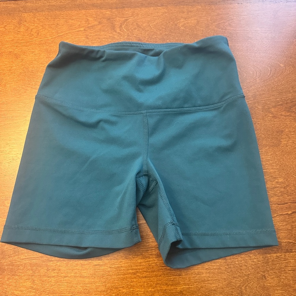 Yogalicious Teal Bike Shorts